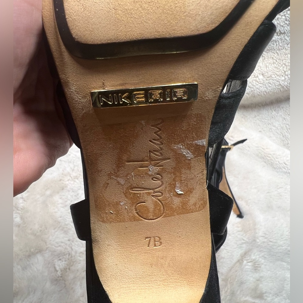 Cole Haan Sari Air Sling BIack Satin Size 7 B - Picture 5 of 8